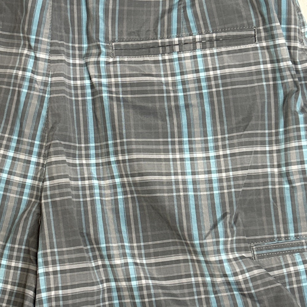 PGA Tour Shorts Bermuda Plaid Polyester Casual Men's Size 36(348) - Picture 5 of 5